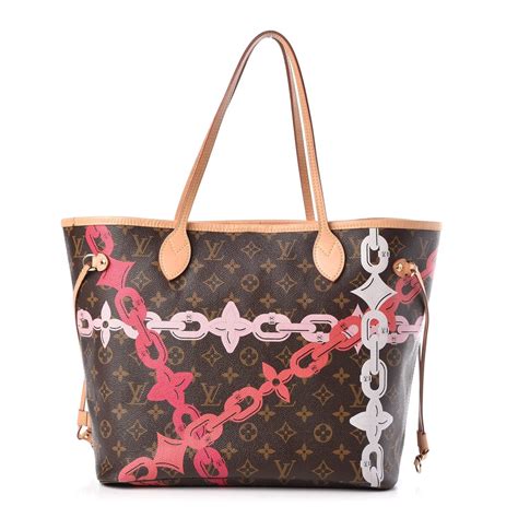 louis vuitton neverfull mm monogram rose ballerine